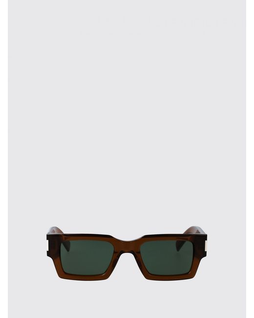 Saint Laurent Brown Sl572 Acetate Sunglasses for men