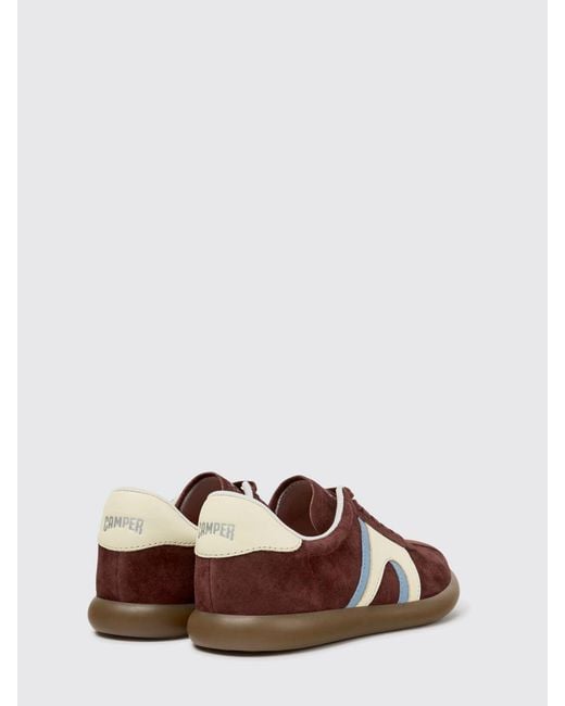 Camper Brown Two-Tone Pelotas Soller Low-Top Sneakers