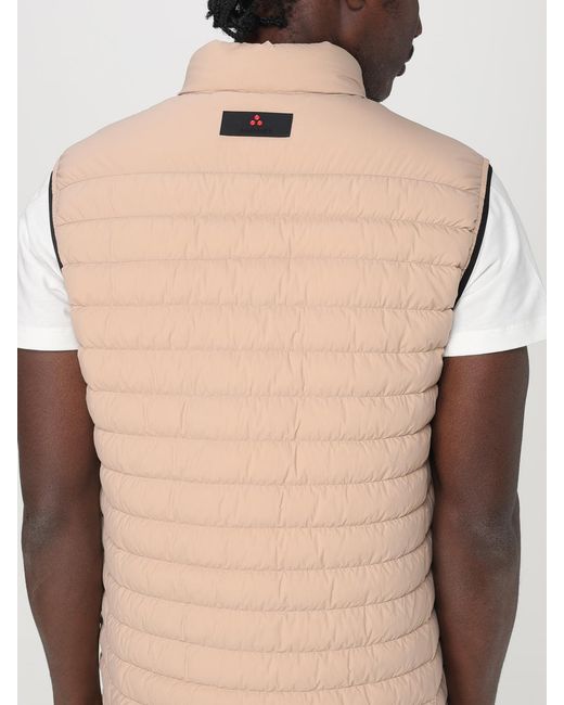Peuterey Blue Quilted Nylon Vest for men