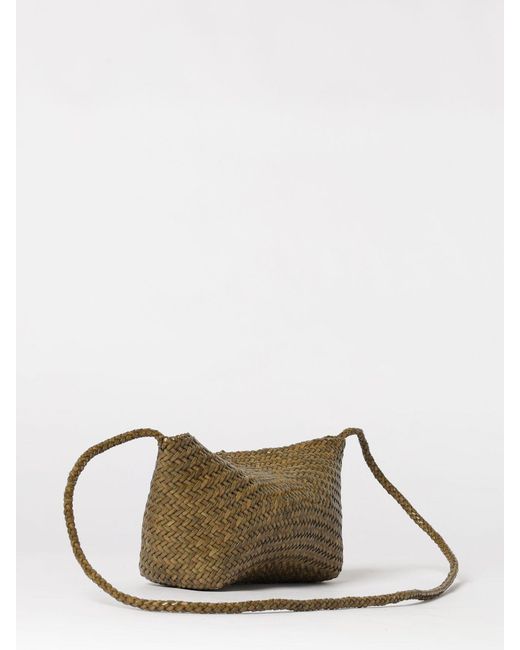 Dragon Diffusion Green Corsina Woven Leather Bag