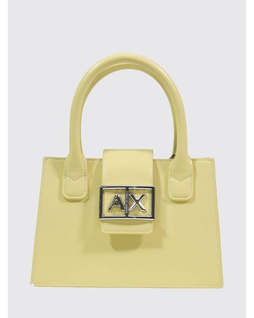 ARMANI EXCHANGE Metallic Faux Leather Bag