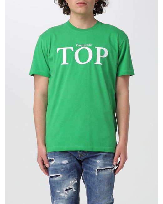 Camiseta DSquared² de hombre de color Green