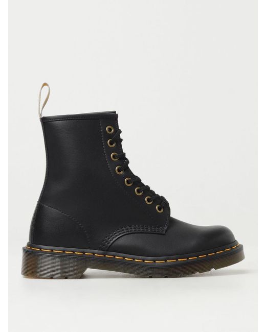 Mens black top boots dr martens