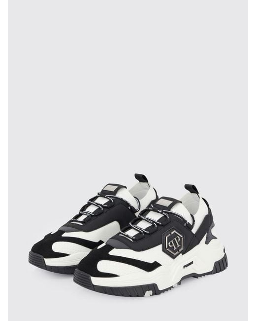 Philipp Plein White Low-Top Sneakers for men