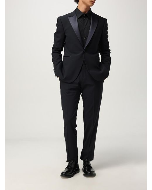 Emporio Armani Black Suit for men