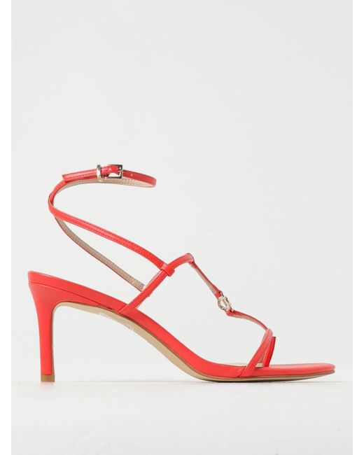 Twin Set Red Heeled Sandals