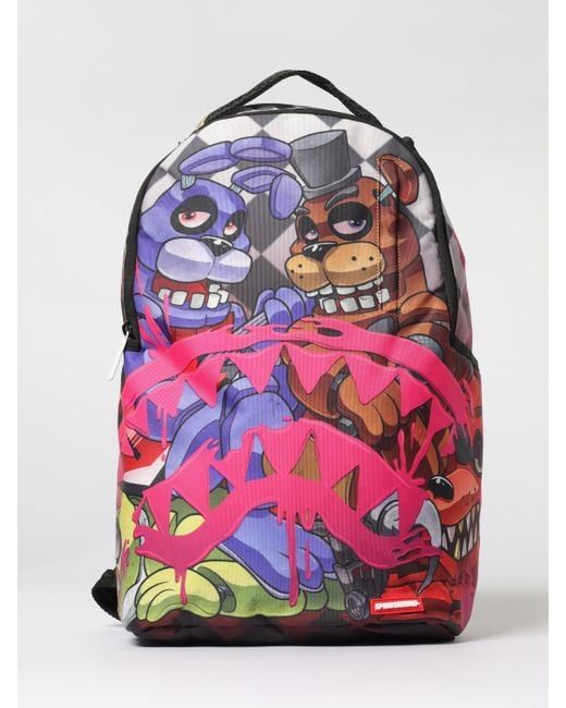 Sprayground Pink Backpack for men