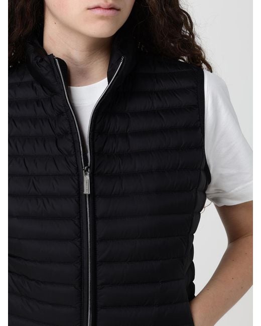 Colmar Black Padded Nylon Vest With Zip