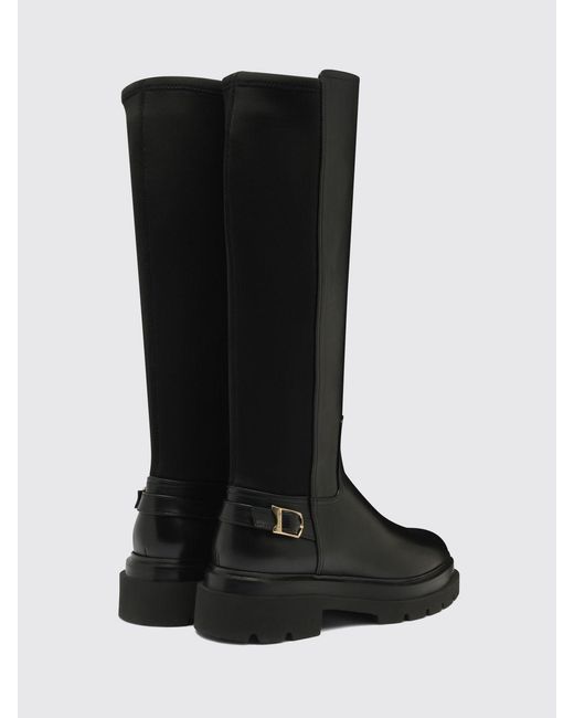 Santoni Black Boots