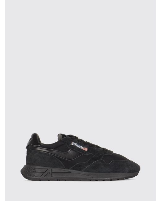 Autry Black Reelwind Suede And Nylon Sneakers for men