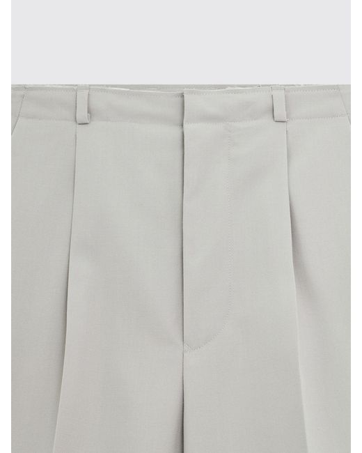 MM6 by Maison Margiela Gray Wool Blend Palazzo Trousers