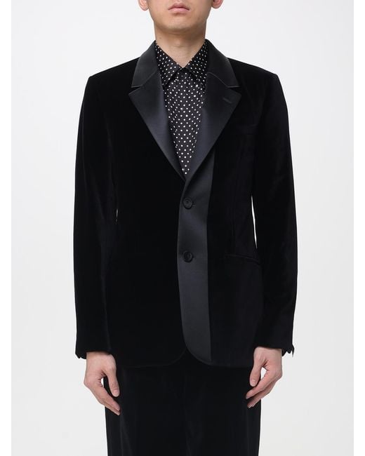 Fendi Black Classic Velvet Blazer for men
