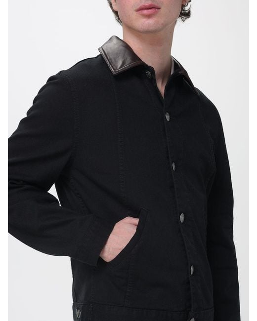 Brunello Cucinelli Blue Cotton Shirt Jacket for men
