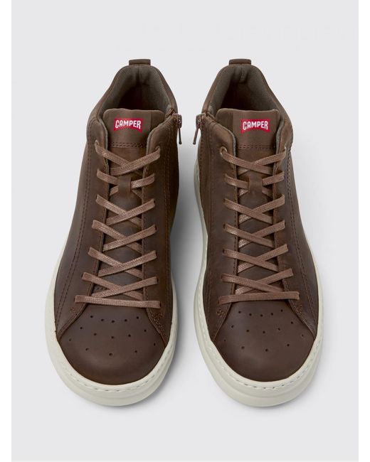 Camper Brown Runner Ankle Boots for men