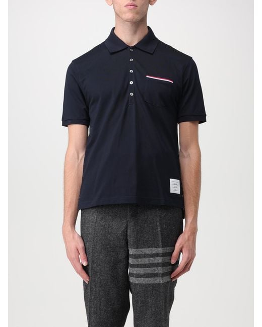 Thom Browne Black Polo Shirt for men