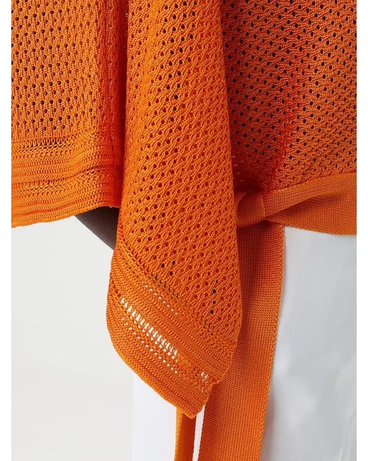 Alberta Ferretti Orange Jumper