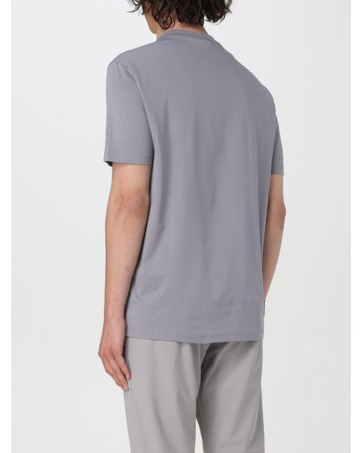 T-shirt basic di Emporio Armani in Gray da Uomo
