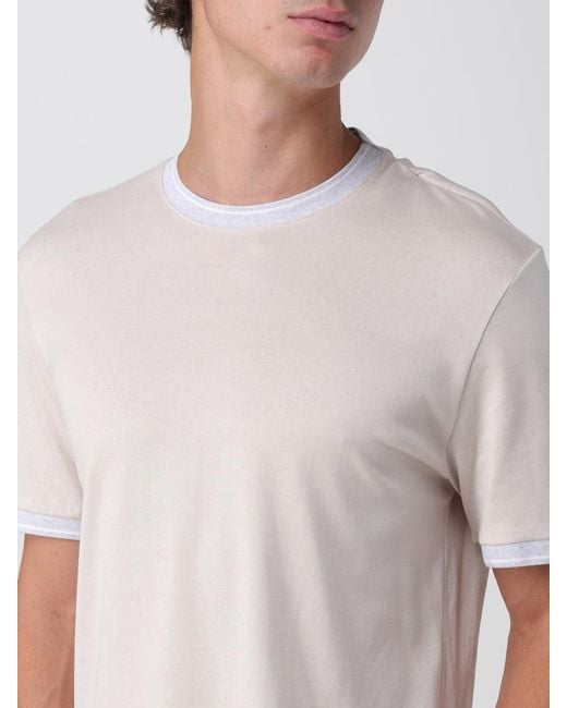 T-Shirt Basic di Eleventy in White da Uomo
