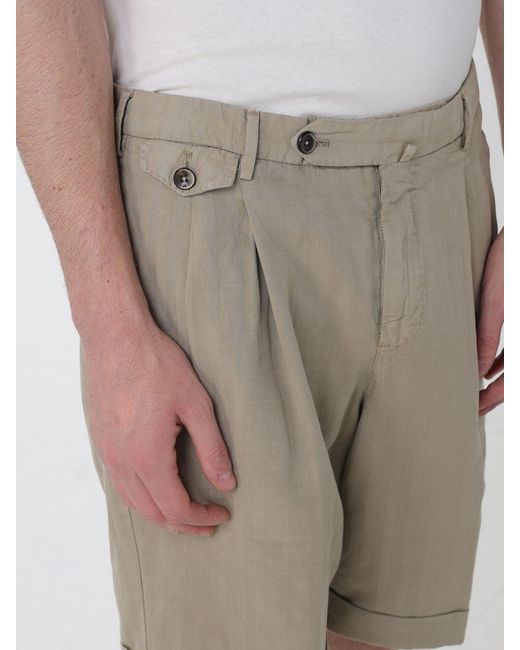 PT Torino Natural Linen Blend Shorts for men