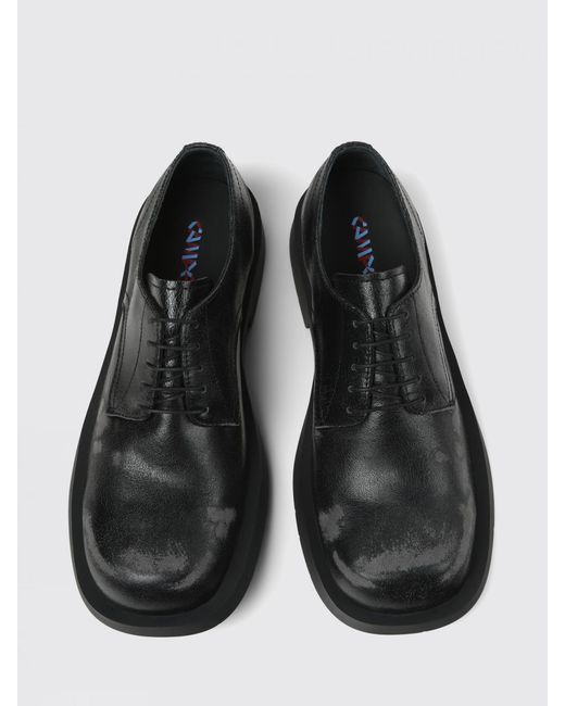 CAMPERLAB Black Mil 1978 Aged Leather Derby for men