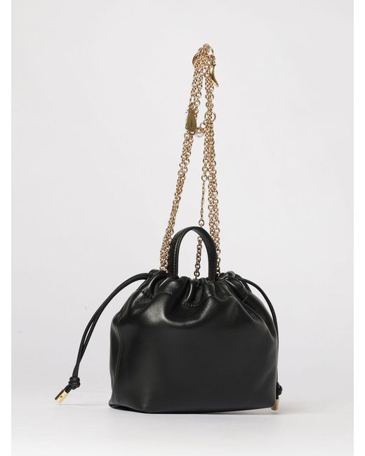 Chlo&Eacute Borsa A Secchiello Mini Icons di Chloé in Black