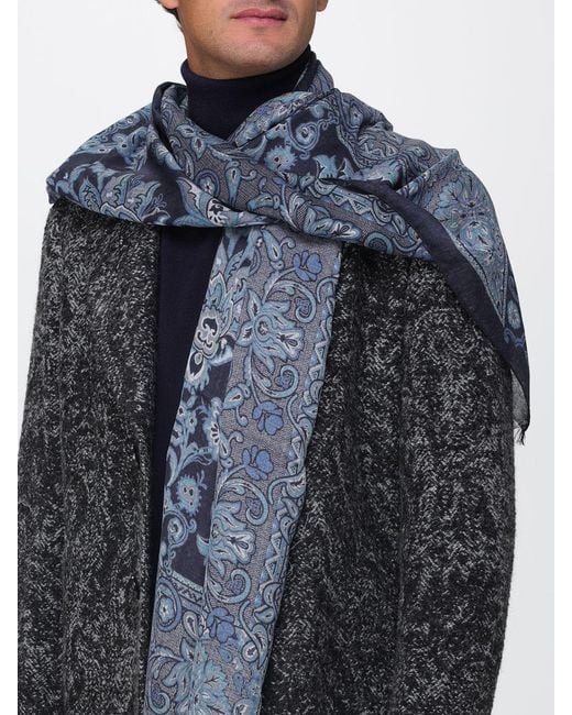 Bufanda Hombre Etro de hombre de color Blue