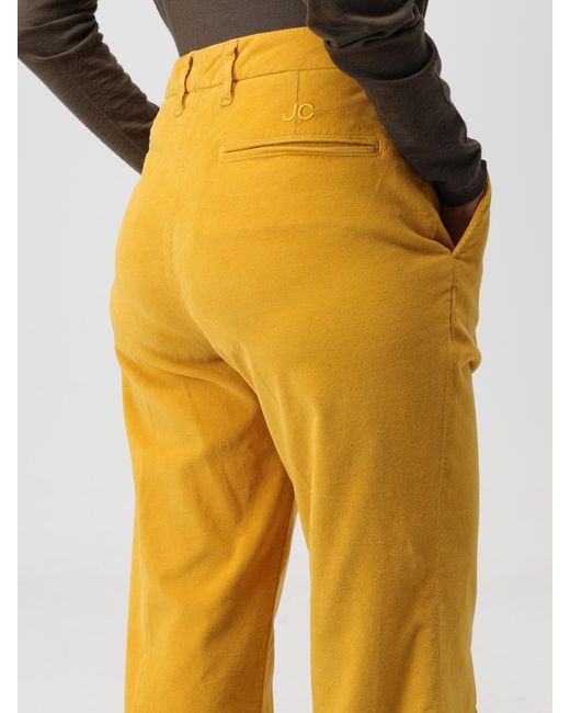 Pantalón Mujer Jacob Cohen de color Yellow