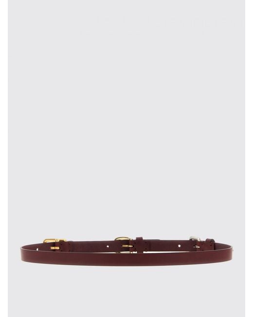 Etro White Calf Leather Belt