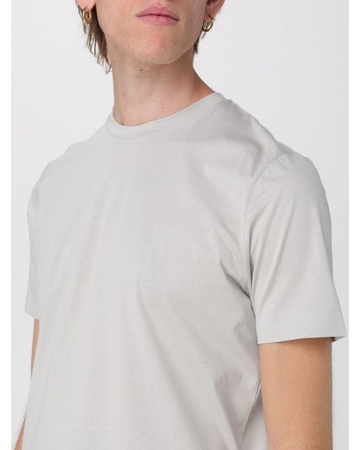 T-Shirt Basic di Heskimo in White da Uomo