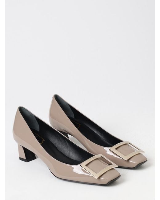 Roger Vivier White Belle Vivier Trompette Pumps