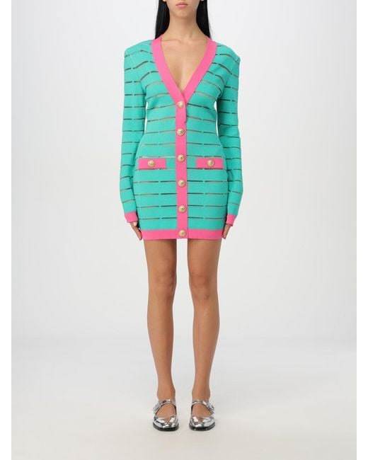 Balmain Green Dress