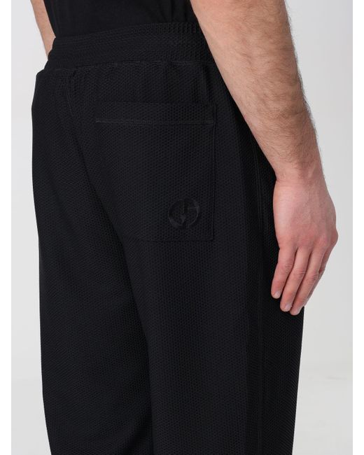 Pantalon Giorgio Armani pour homme en coloris Black