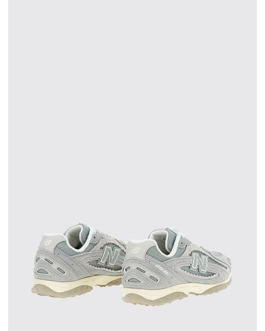 New Balance White 204L Suede And Mesh Sneakers for men