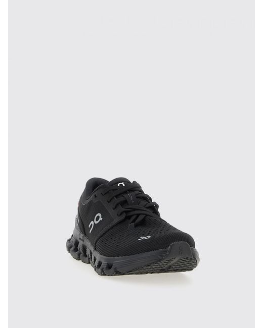 On Shoes Black Cloud X 4 On Sneakers