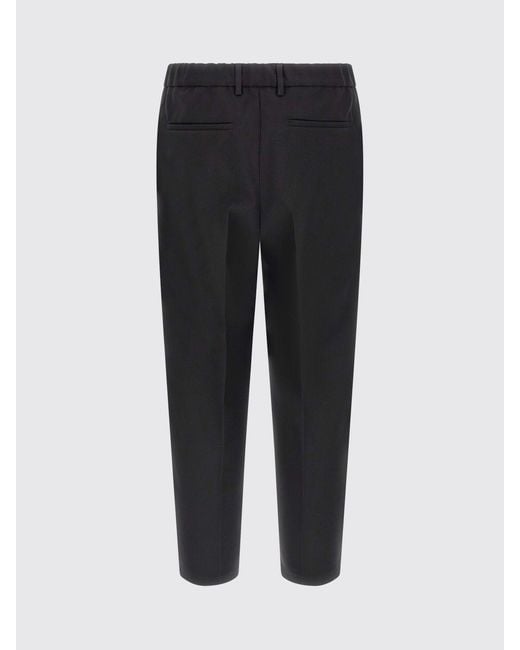 Jil Sander Black Polyester Tailored Trousers for men