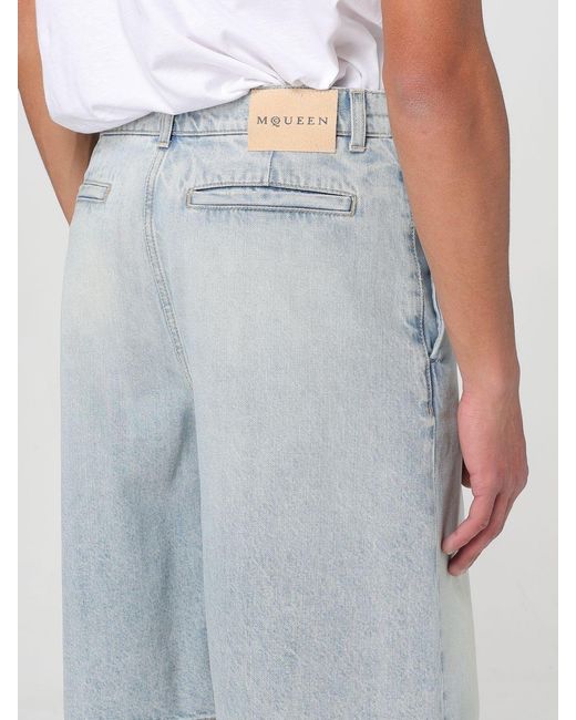 McQueen Blue Short for men