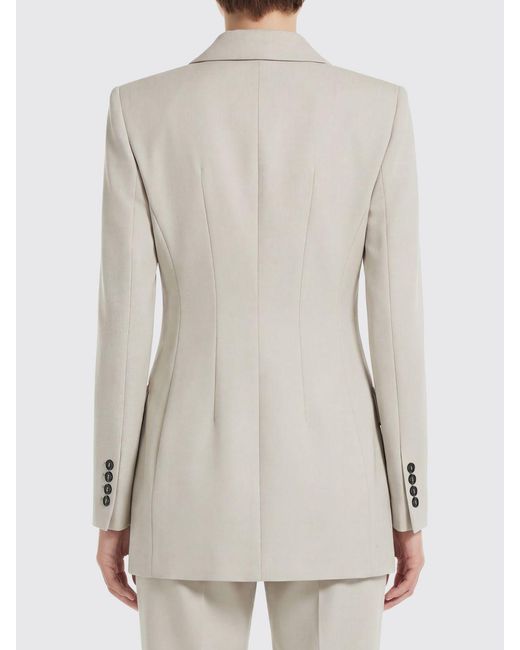 The Attico Gray Single Breasted Blazer
