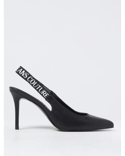 Versace Jeans Couture Black High Heel Shoes