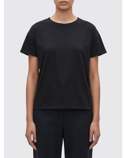 Loulou de Saison Black Basic Cotton T-Shirt