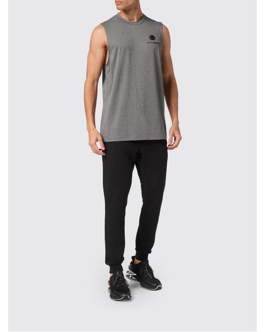 Philipp Plein Gray Tank Top for men