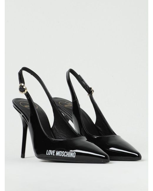 Love Moschino Black High Heel Shoes