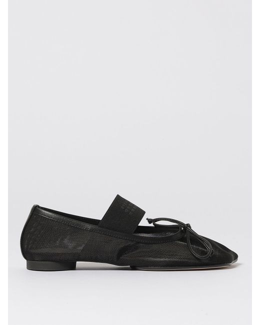 MM6 by Maison Martin Margiela Black Ballet Flats