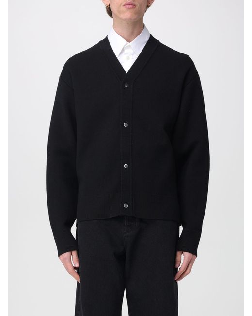 Jacquemus Blue Merino Wool Cardigan for men