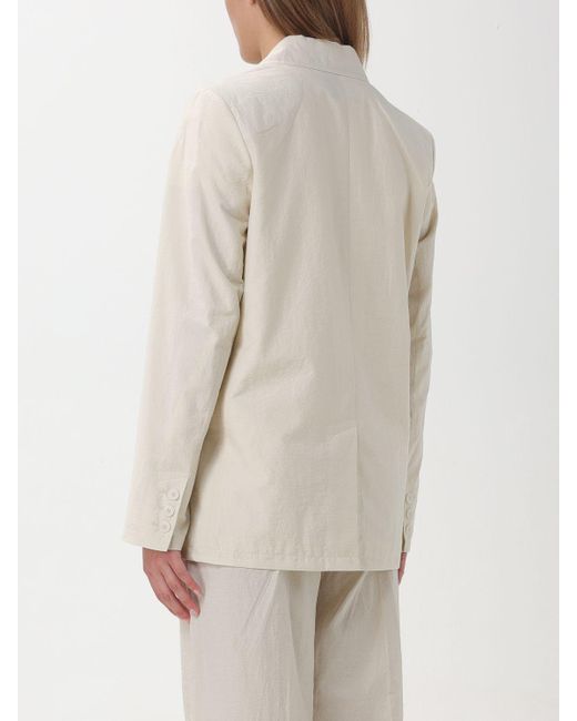 A.P.C. Natural Double-breasted Tailored Blazer