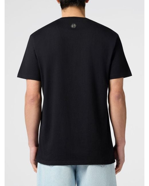 Philipp Plein Black T-Shirt for men