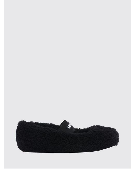 Moon Boot White Bianca Shearling Ballerinas