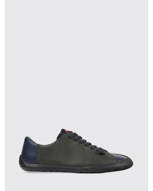 Camper Black Twins Leather Sneakers for men