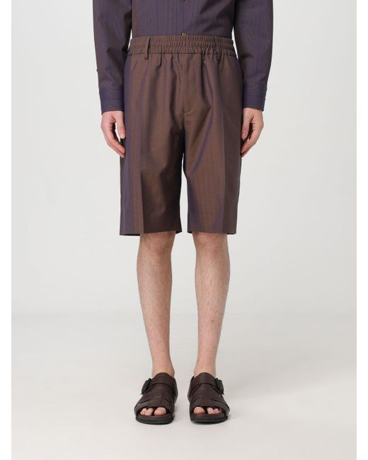 Pantaloncino di Burberry in Brown da Uomo