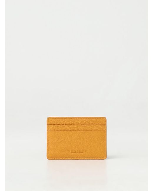 Orciani Orange Wallet for men