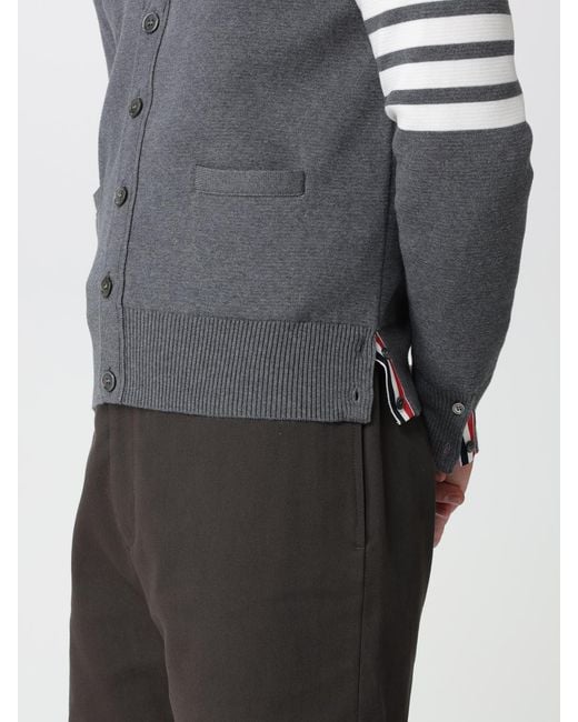 Thom Browne Gray Cardigan for men